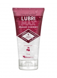 Интимный гель-смазка на водной основе Lubrimax Magic Cherry - 75 мл. - ИнтелБИО - купить с доставкой в Димитровграде