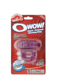 Фиолетовое эрекционное виброкольцо OWOW PURPLE - Screaming O - в Димитровграде купить с доставкой