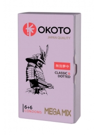 Презервативы OKOTO Mega Mix - 12 шт. - Sitabella - купить с доставкой в Димитровграде