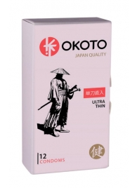 Тонкие презервативы OKOTO Ultra Thin - 12 шт. - Sitabella - купить с доставкой в Димитровграде