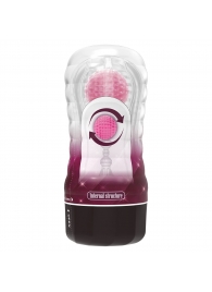Прозрачный текстурированный мастурбатор Vacuum Cup Masturbator Black Hole - Baile - в Димитровграде купить с доставкой