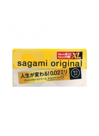 Презервативы увеличенного размера Sagami Original 0.02 XL-size - 12 шт. - Sagami - купить с доставкой в Димитровграде