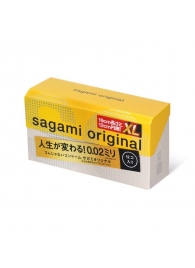 Презервативы увеличенного размера Sagami Original 0.02 XL-size - 12 шт. - Sagami - купить с доставкой в Димитровграде