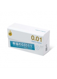 Увлажнённые презервативы Sagami Original 0.01 Extra Lub - 12 шт. - Sagami - купить с доставкой в Димитровграде