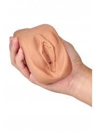 Маструбатор-вагина с вибрацией Soft   Wet Renata Realistic Tan Masturbator - Blush Novelties - в Димитровграде купить с доставкой