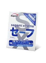 Презерватив Sagami Xtreme Ultrasafe с двойным количеством смазки - 1 шт. - Sagami - купить с доставкой в Димитровграде