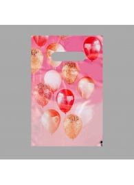 Пакет «Праздничные шары» с вырубной ручкой (20х30 см) - UPAK LAND - купить с доставкой в Димитровграде