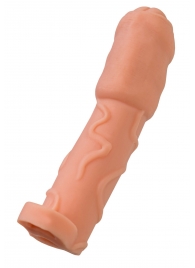Телесная удлиняющая насадка - 16 см. - ToyFa - в Димитровграде купить с доставкой