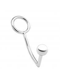 Кольцо на пенис с анальным стимулятором Stainless Steel Anal Hook   Cock Ring - BlueLine - в Димитровграде купить с доставкой