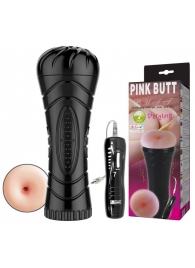 Мастурбатор-анус в колбе с 7 уровнями вибрации и выносным пультом - Baile - в Димитровграде купить с доставкой