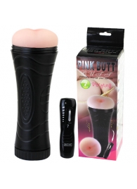 Мастурбатор-анус в колбе с 7 уровнями вибрации и выносным пультом - Baile - в Димитровграде купить с доставкой