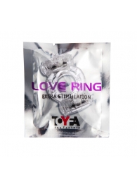 Прозрачное виброкольцо с двумя вибропульками - Toyfa Basic - в Димитровграде купить с доставкой