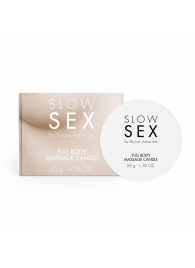 Массажная свеча для всего тела Slow Sex - 50 гр. - Bijoux Indiscrets - купить с доставкой в Димитровграде