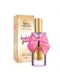 Разогревающее массажное масло Light My Fire Bubble Gum с ароматом бабл-гам - 100 мл. - Bijoux Indiscrets - купить с доставкой в Димитровграде