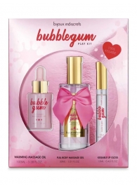 Набор средств для массажа и ласк Bubblegum Play Kit - Bijoux Indiscrets - купить с доставкой в Димитровграде
