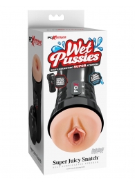 Мастурбатор-вагина в колбе Super Juicy Snatch - Pipedream - в Димитровграде купить с доставкой