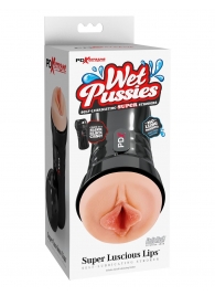 Мастурбатор-вагина в колбе Super Luscious Lips - Pipedream - в Димитровграде купить с доставкой