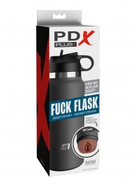 Смуглый мастурбатор-вагина в корпусе-бутылке F*ck Flask - Pipedream - в Димитровграде купить с доставкой