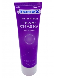 Гель-смазка на водной основе For Men - 100 мл. - Torex - купить с доставкой в Димитровграде