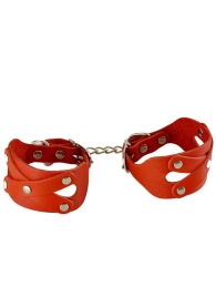 Красные наручники «Цезарь» - Sitabella - купить с доставкой в Димитровграде