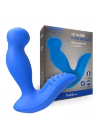 Синий вибромассажер простаты 3,5’’ P-spot Massager - 12,5 см. - Erokay - в Димитровграде купить с доставкой