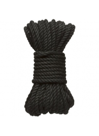 Черная верёвка для связывания и фиксации Bind Tie - 9,14 м. - Doc Johnson - купить с доставкой в Димитровграде