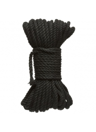 Черная верёвка для связывания и фиксации Bind Tie - 15,24 м. - Doc Johnson - купить с доставкой в Димитровграде