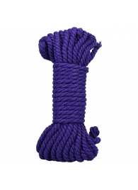 Фиолетовая верёвка для связывания и фиксации Bind Tie - 9,14 м. - Doc Johnson - купить с доставкой в Димитровграде