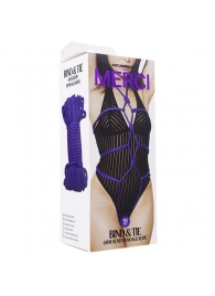Фиолетовая верёвка для связывания и фиксации Bind Tie - 15,24 м. - Doc Johnson - купить с доставкой в Димитровграде