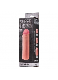 Фаллоудлинитель SUPER HERO Casanova - 18 см. - Lola Games - в Димитровграде купить с доставкой