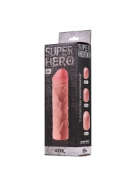 Фаллоудлинитель SUPER HERO Dewil - 17,5 см. - Lola Games - в Димитровграде купить с доставкой