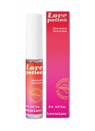 Возбуждающий блеск для губ Love Potion - 8 мл. - Love to Love - купить с доставкой в Димитровграде