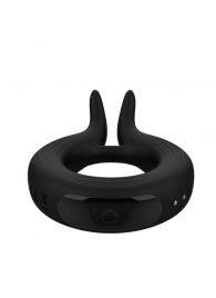 Черное эрекционное кольцо Marry Me Rechargeable Vibrating Cockring - Adrien Lastic - в Димитровграде купить с доставкой