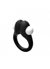 Черное эрекционное кольцо Zippy Vibrating Ring With Bullet - Adrien Lastic - в Димитровграде купить с доставкой