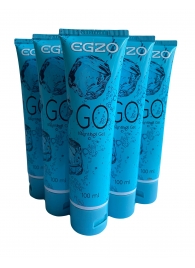 Набор из 5 пролонгирующих лубрикантов на водной основе Egzo Go (по 100 мл.) - EGZO - купить с доставкой в Димитровграде