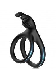 Черное эрекционное кольцо с подхватом мошонки - Boys of Toys - в Димитровграде купить с доставкой