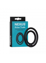 Черное двойное эрекционное кольцо Nexus Enduro Double - Nexus Range - в Димитровграде купить с доставкой