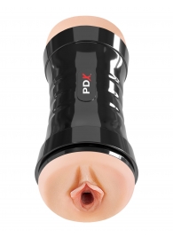 Двусторонний мастурбатор в колбе Super Flip-A-Pussy Over - Pipedream - в Димитровграде купить с доставкой