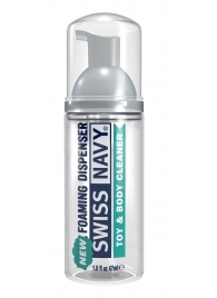 Очищающая пенка для игрушек и тела Toy   Body Cleaner Foamer - 47 мл. - Swiss navy - купить с доставкой в Димитровграде