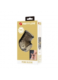 Дымчатая насадка на пенис и мошонку - Baile - в Димитровграде купить с доставкой