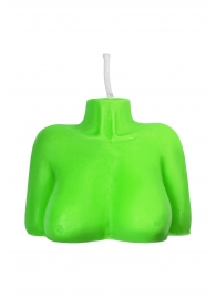 Зеленая сувенирная свеча «Женский силуэт» - Pecado - купить с доставкой в Димитровграде