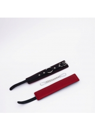 Черно-красные кожаные оковы - Crazy Handmade - купить с доставкой в Димитровграде