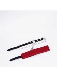 Бело-красные кожаные оковы - Crazy Handmade - купить с доставкой в Димитровграде