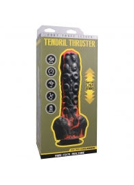 Черно-красная мини-машина на присоске Tendril Thruster - 21,6 см. - Doc Johnson - купить с доставкой в Димитровграде