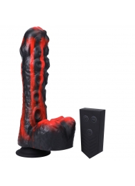 Черно-красная мини-машина на присоске Tendril Thruster - 21,6 см. - Doc Johnson - купить с доставкой в Димитровграде