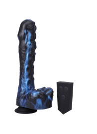 Черно-синяя мини-машина на присоске Tendril Thruster - 21,6 см. - Doc Johnson - купить с доставкой в Димитровграде