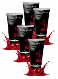 Набор из 5 съедобных лубрикантов JUJU со вкусом вишни - JuJu - купить с доставкой в Димитровграде