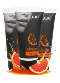 Набор из 3 съедобных лубрикантов JUJU со вкусом грейпфрута - JuJu - купить с доставкой в Димитровграде