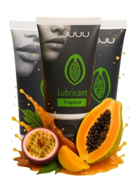 Набор из 3 съедобных лубрикантов JUJU со вкусом тропических фруктов - JuJu - купить с доставкой в Димитровграде