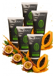 Набор из 5 съедобных лубрикантов JUJU со вкусом тропических фруктов - JuJu - купить с доставкой в Димитровграде